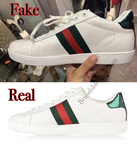 gucci ace shoes fake|how to check gucci shoes.